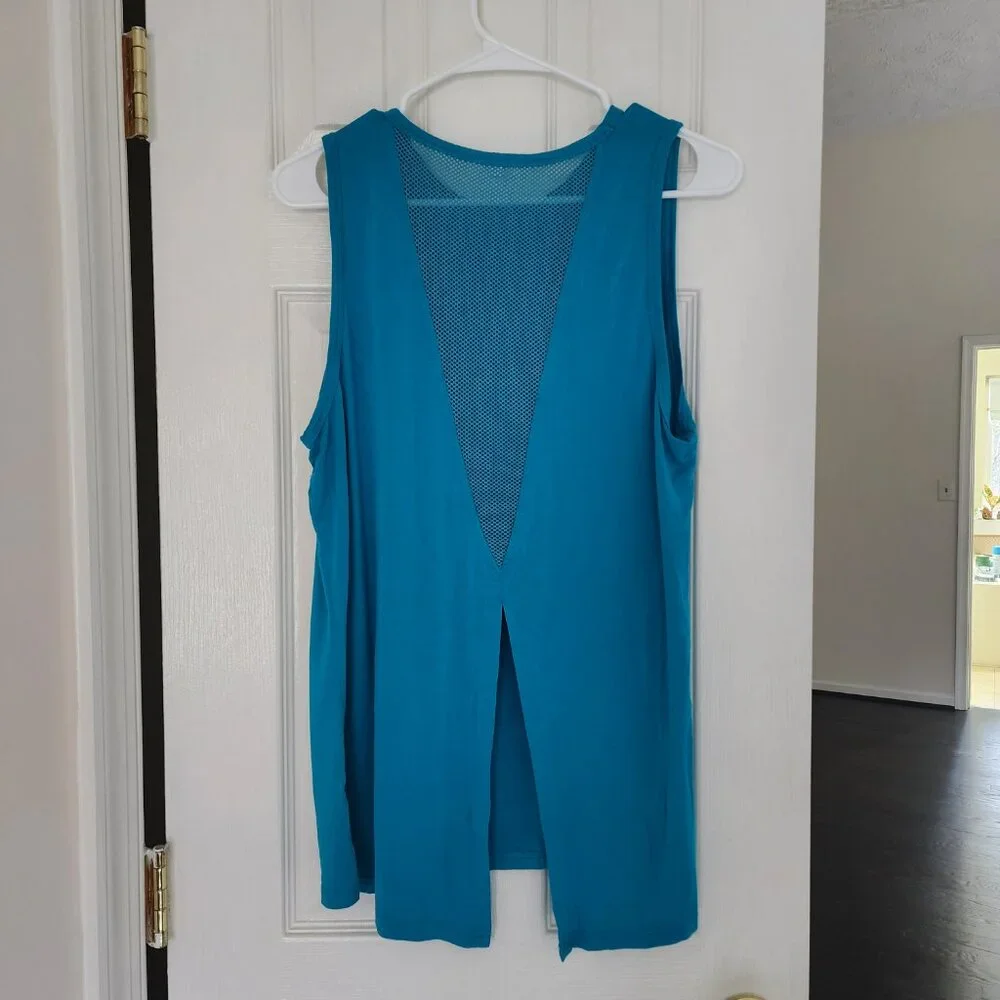 Teal Yoga Tank Top | XL - Picture 3 of 6